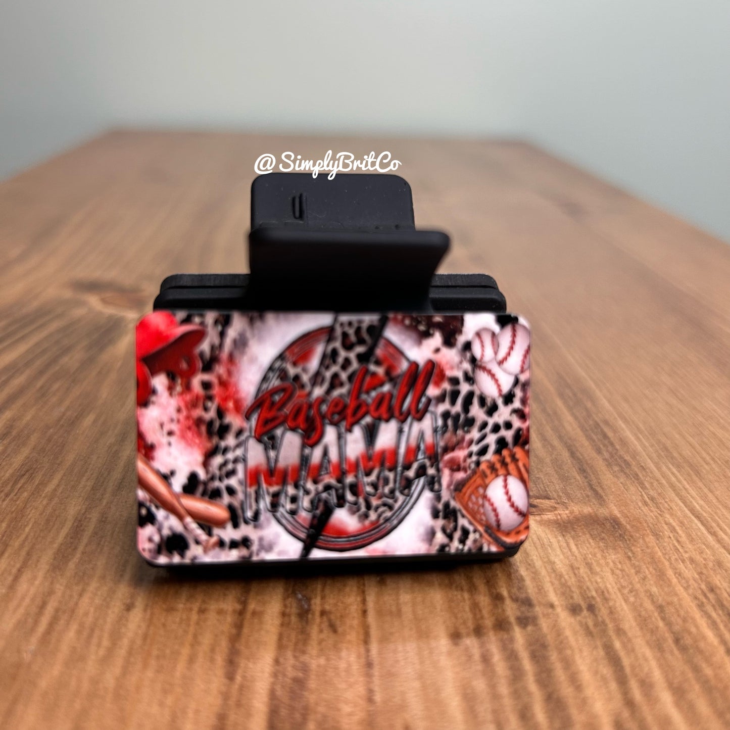 Baseball Mama Small Claw Clip |