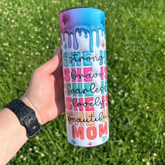 She is Mom 20oz Tumbler