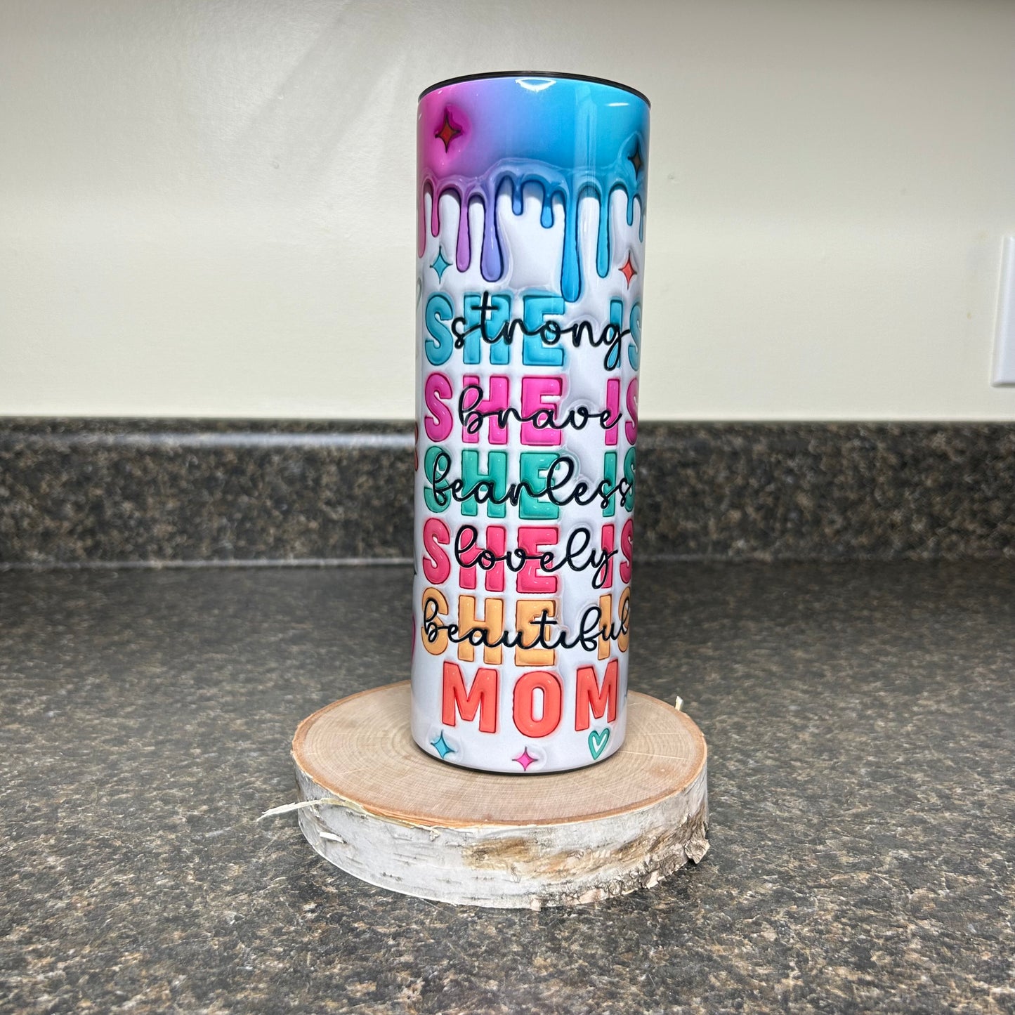 She is Mom 20oz Tumbler