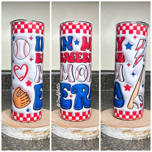 In My Baseball Mom Era 20oz Tumbler