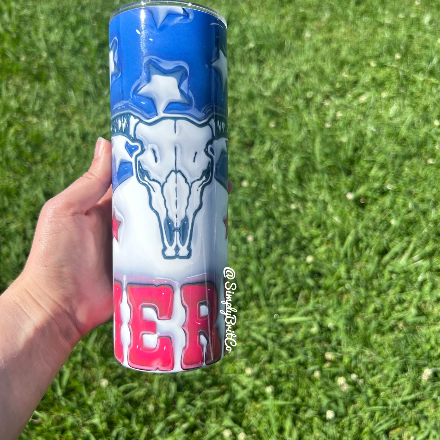 America Bull 20oz Tumbler