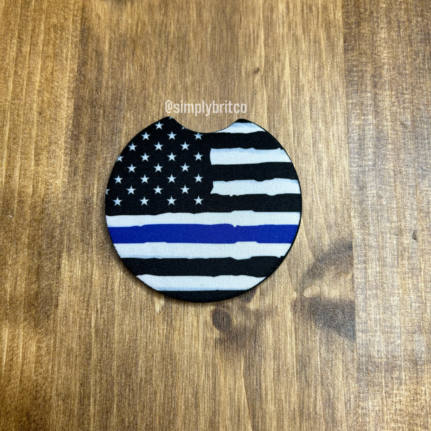 Police Set of 2 Car Coaster